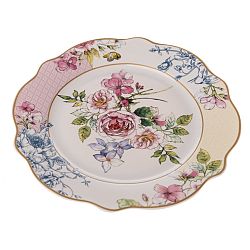 Porcelánový dezertný tanier Roses, 19,2 cm