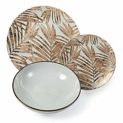 18-dielna súprava tanierov z porcelánu a kameniny Villa d'Este Forest