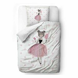 Bavlnené obliečky Mr. Little Fox Pink Girls, 140 x 200 cm