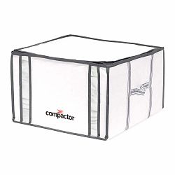 Biely úložný box s vákuovým obalom Compactor Black, objem 125 ml