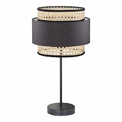 Čierno-béžová stolová lampa Fischer & Honsel Tape