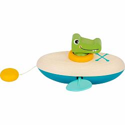 Detská drevená hračka do vody Legler Crocodile