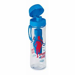 Fľaša na vodu s infuzérom v modrej farbe Snips Sport, 750 ml