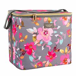 Kvetovaná chladiaca taška Navigate Grey Floral, 20 l