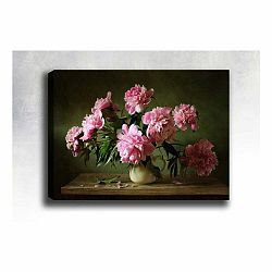 Nástenný obraz na plátne Tablo Center Pink Roses, 40 × 60 cm