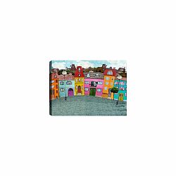 Obraz Tablo Center Fun Houses, 70 × 50 cm