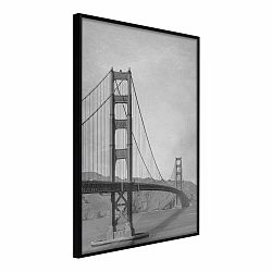 Plagát v ráme Artgeist Bridge in San Francisco II, 20 x 30 cm