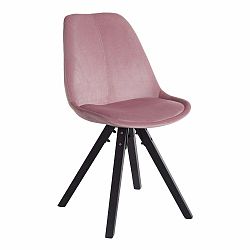 Súprava 2 ružových jedálenských stoličiek loomi.design Dima