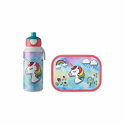 Súprava detského desiatového boxu a fľaše na vodu Rosti Mepal Unicorn