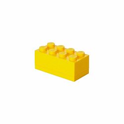 Žltý úložný box mini LEGO®