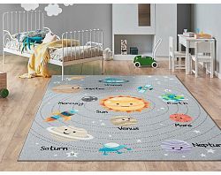 Detský koberec 80x150 cm, veselé planéty%