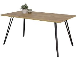 Jedálenský stôl Oksana 160x90 cm, cínový dub%