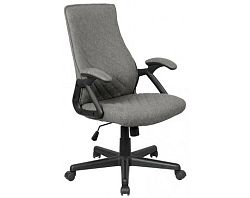 Kancelárska stolička Lineus, šedá tkanina%