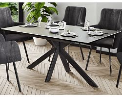 Rozkladací jedálenský stôl Fenja 140x90 cm, optika keramiky%