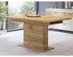 Rozkladací jedálenský stôl Romy 160x90 cm, dub%
