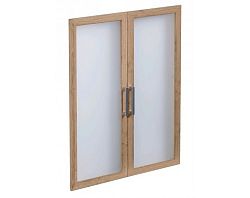 Sada sklenených dverí (2 ks) Calvia, starý dub%