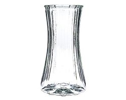 Sklenená váza Nigella 23,5 cm, číra s nádychom zelenej%